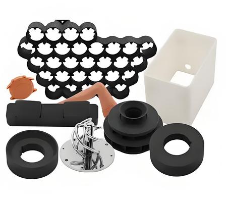 Customized SLA Resin ABS SLS Nylon Spray Fast Prototyping 3D Printing