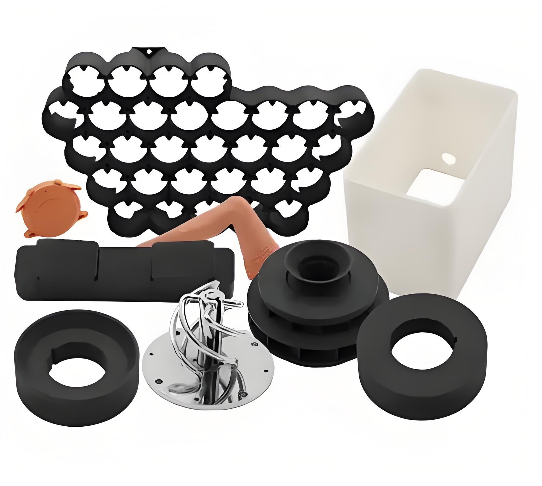 Customized SLA Resin ABS SLS Nylon Spray Fast Prototyping 3D Printing
